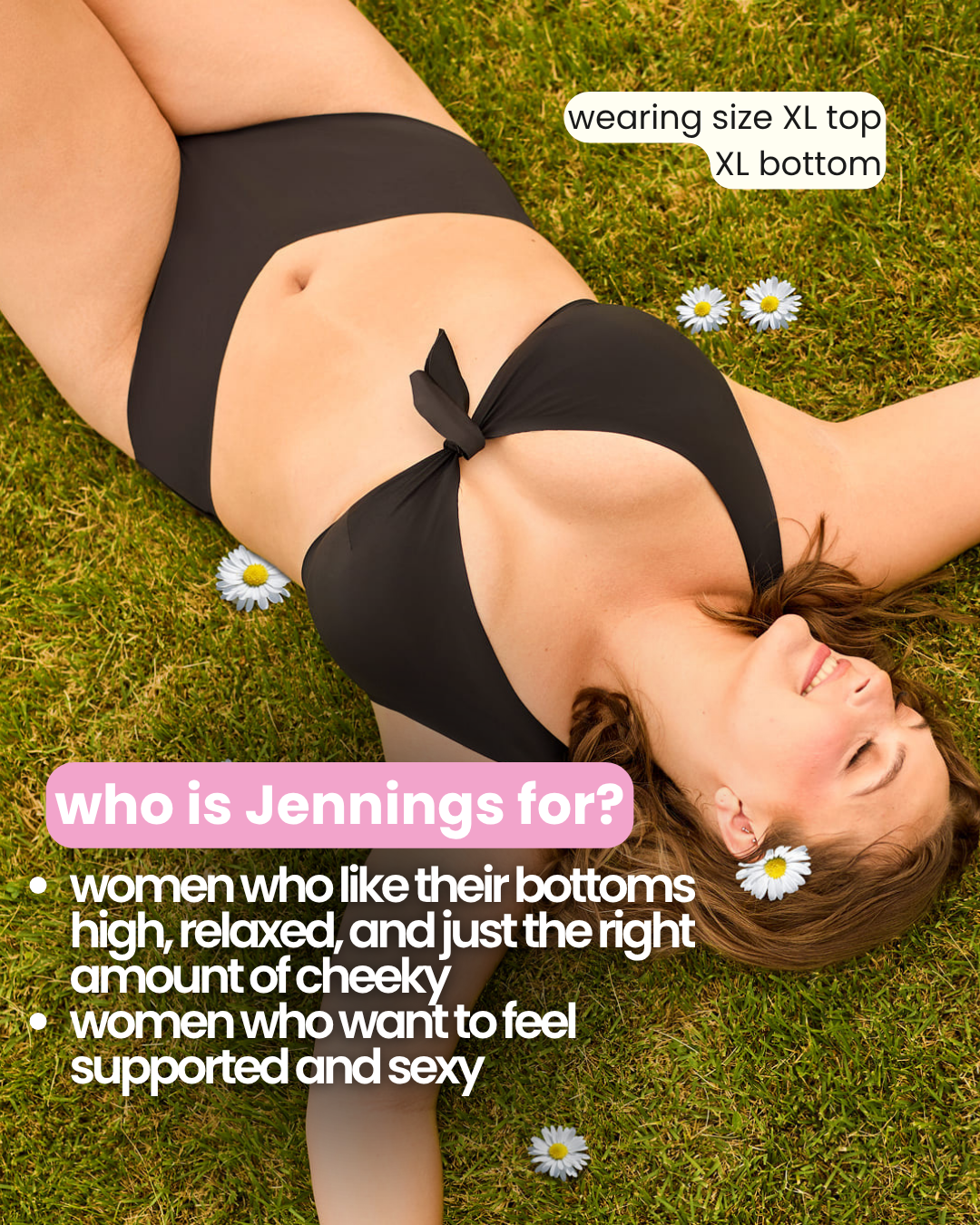 Jennings V-Cut High-Waisted Bikini Bottom