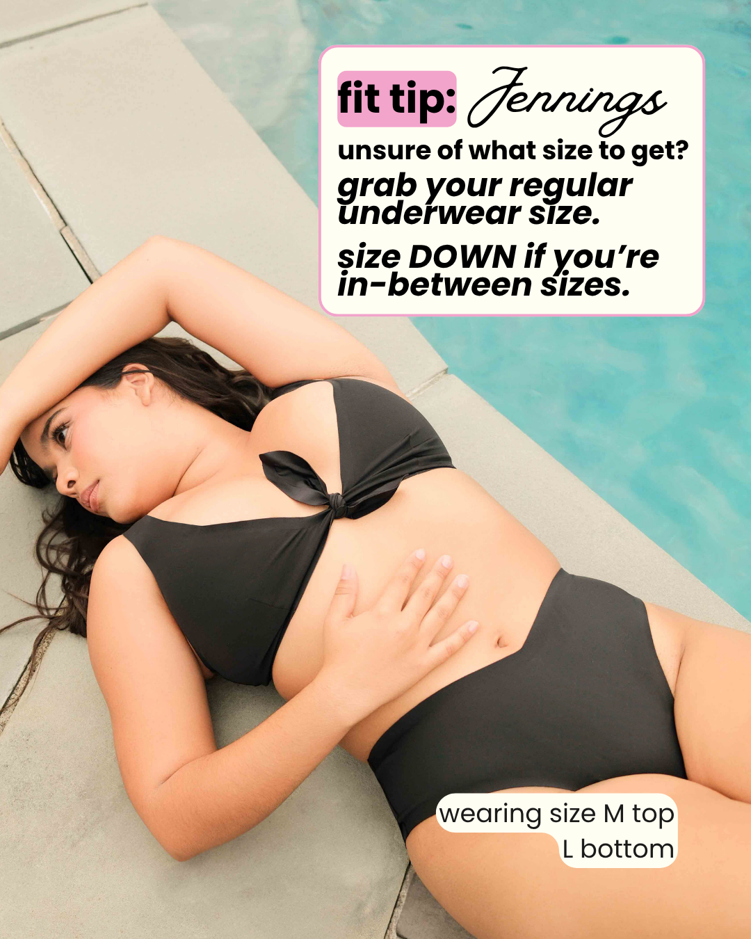 Jennings V-Cut High-Waisted Bikini Bottom