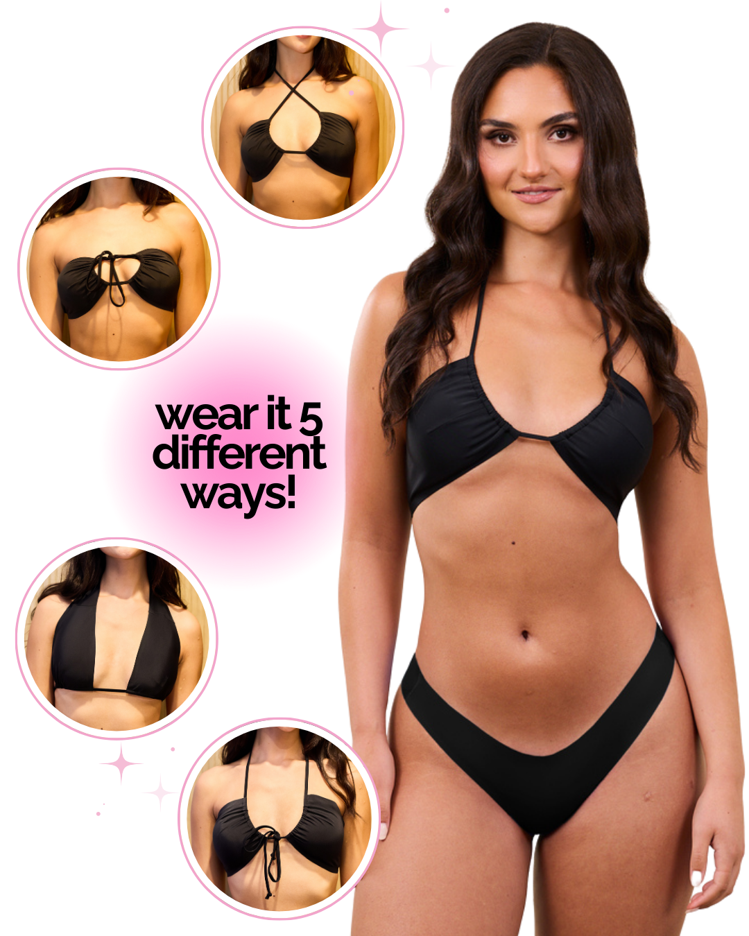 Foxon Multi-Way Bandeau Bikini Top