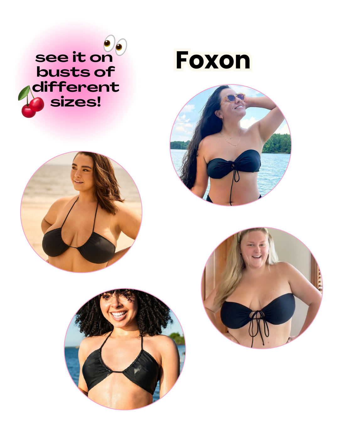 Foxon Multi-Way Bandeau Bikini Top