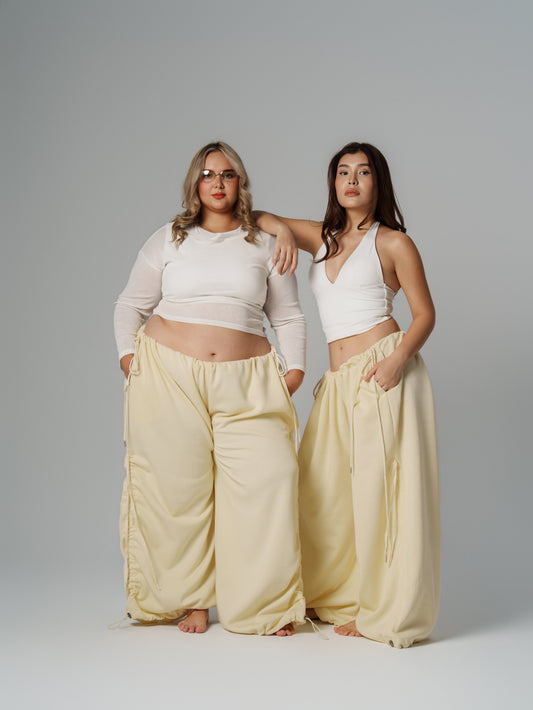 Soft Beige Amara Pants