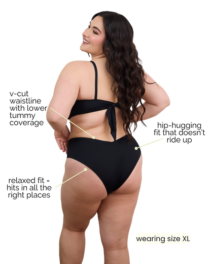 Jennings V-Cut High-Waisted Bikini Bottom | Limited Edition Colorway | FINAL SALE