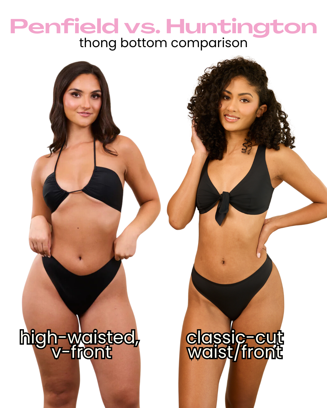 Penfield High-Waisted Thong Bikini Bottom