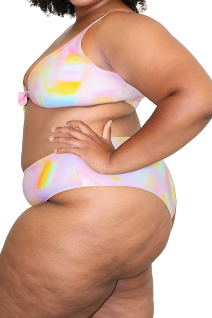 Jennings V-Cut High-Waisted Bikini Bottom