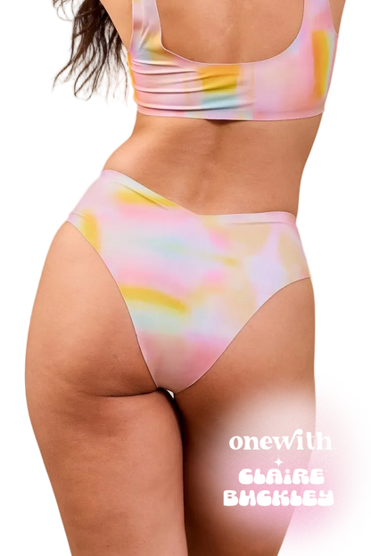 Jennings V-Cut High-Waisted Bikini Bottom